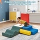 preview thumbnail 9 of 42, Soft Foam Climbing and Crawling Blocks for Toddlers 1-3, Indoor Playset for Babies to Climb, Crawl