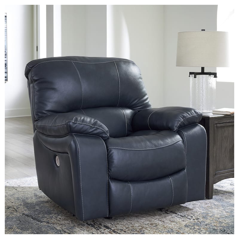 Signature Design by Ashley Leesworth Ocean Power Recliner - Ocean