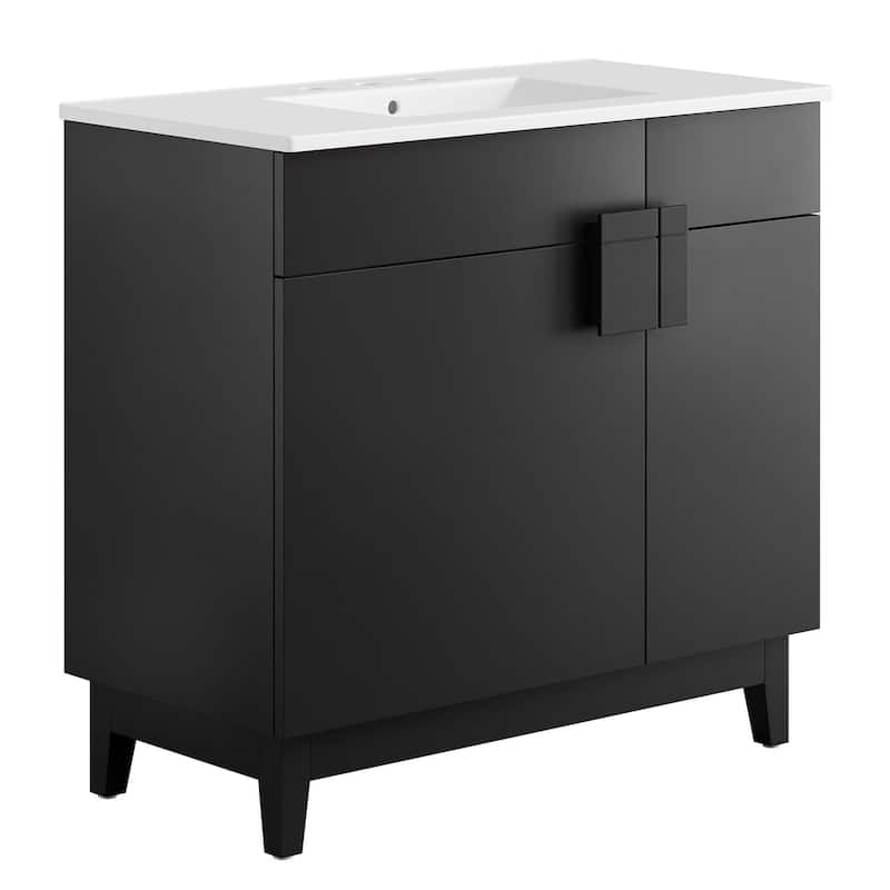 Miles 36" Bathroom Vanity - Black