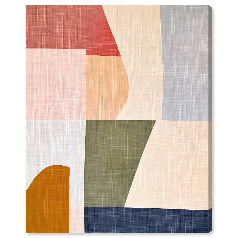 Planar Patchwork I Canvas by Art Remedy, Gallery Wrapped - 36" x 45"