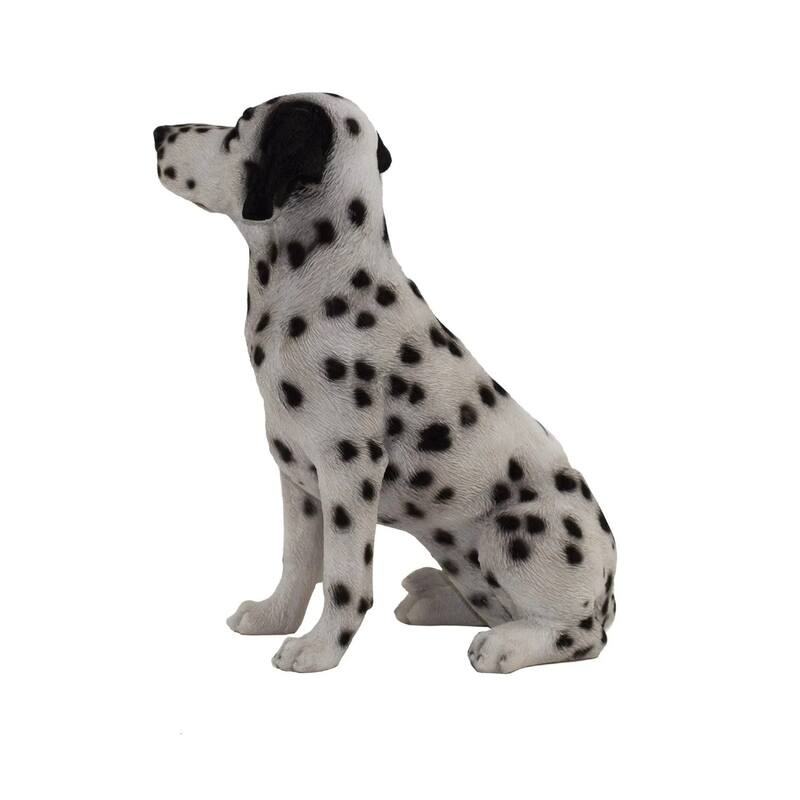 20.5" Sitting Dalmatian Outdoor Garden Statue