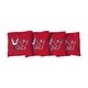 preview thumbnail 1 of 1, Marist College Red Foxes Red Cornhole Bags All-Weather Resin Filled