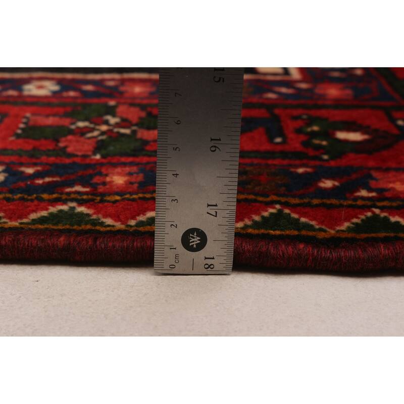ECARPETGALLERY Hand-knotted Andelz Navy Wool Rug - 4'4 x 8'4