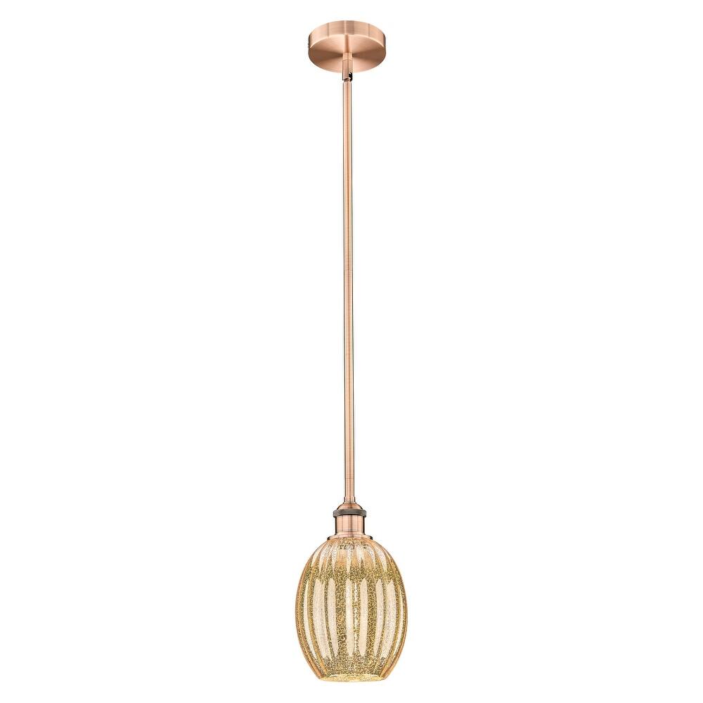 Innovations Lighting Endless Possibilities Edison - Preston - 1 Light 6" Bulb Shade Stem Hung Mini Pendant