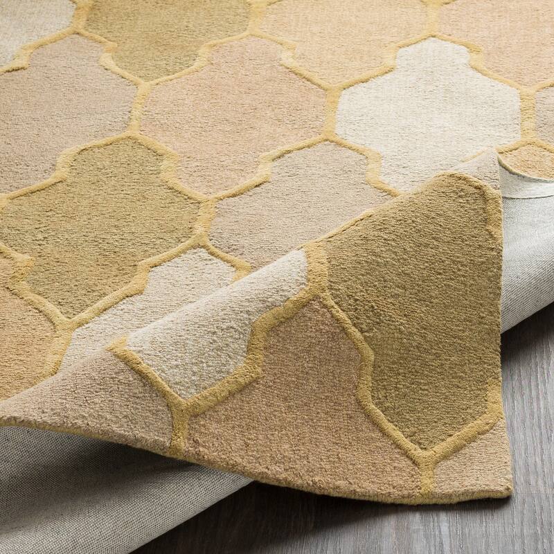 Hand-Tufted Ryde Moroccan Trellis Wool Rug