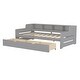 preview thumbnail 26 of 34, Twin Size Daybed Bed Frame with Drawers or Trundle