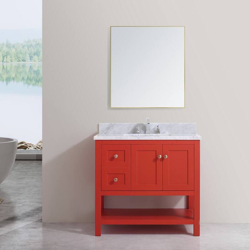 Winslow 36" Single Bathroom Vanity Set - 21D x 36W x 34H