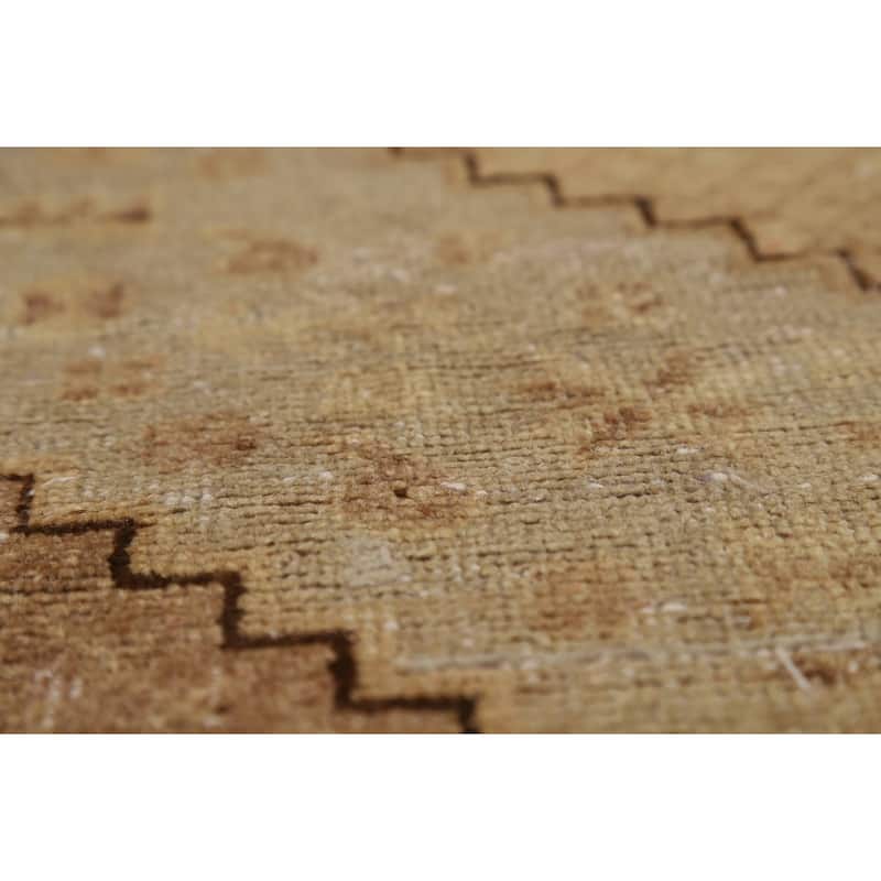 Pre-1900 Antique Vegetable Dye Khotan Rug Hand-Knotted Wool Carpet - 5'7"x 10'7"