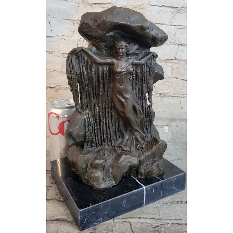 Dor Saved By Perseus Greek Mythology Hot Cast Bronze Sculpture On Marble Base