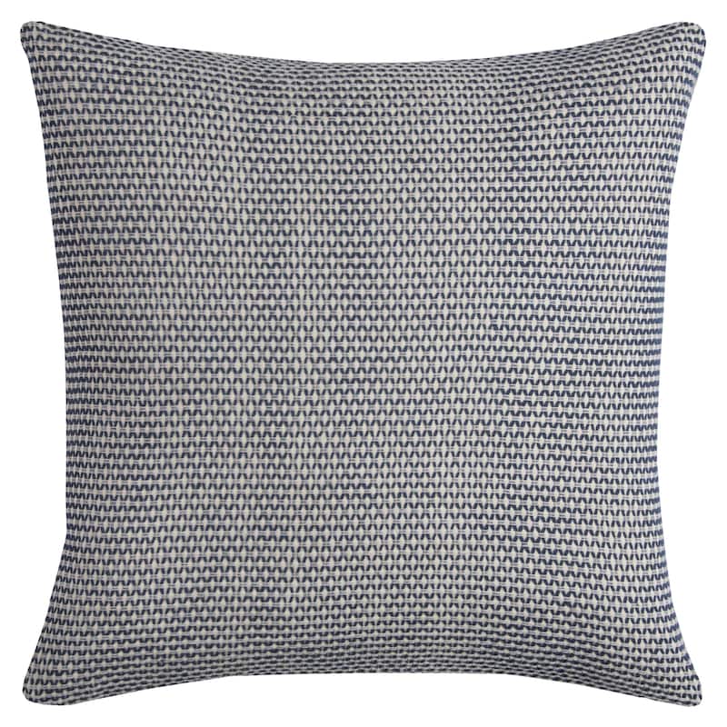 Rizzy Home Diamond Stripe Throw Pillow - Cover Only - Indigo