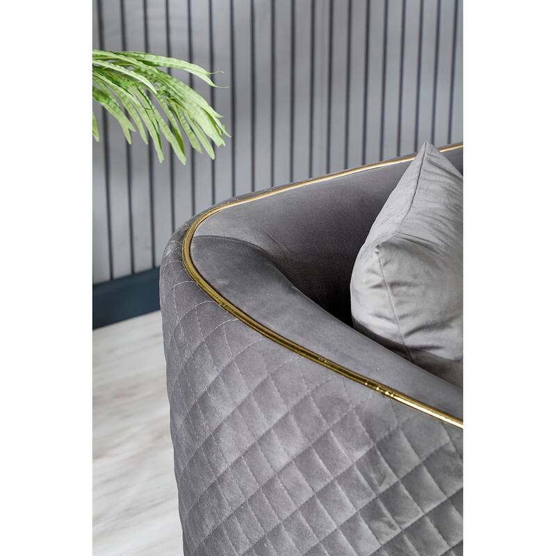 Tayland 3 Pieces Modern Living Room Sets 1 Sofa 1 Loveseat 1 Chair