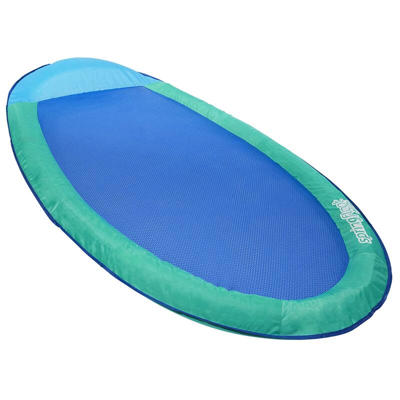 SwimWays Spring Float Recliner Water Summertime Relaxation Lounge Seat (2 Pack) - 3.8