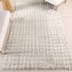 preview thumbnail 109 of 118, Nuloom Jeni Solid Plush Machine Washable Area Rug 3' 9" x 6' - Grey - Rectangle