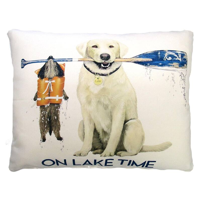 Magnolia Casual Outdoor Pillow Lake Time 19x24