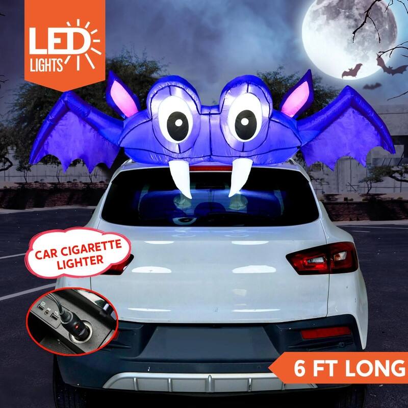 Halloween Inflatable Bat Car Trunk Decor