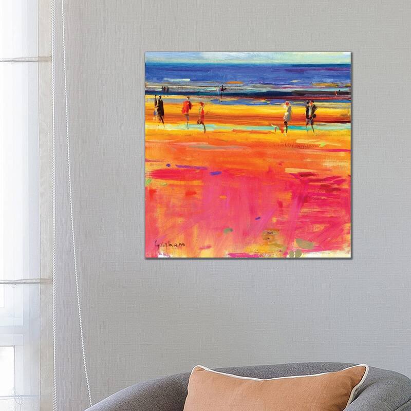 iCanvas "Boulevard de la Plage, 2011" by Peter Graham Canvas Print - 26x26x1.5