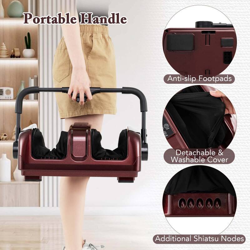 Costway Foot & Calf Massager Deep Kneading Shiatsu Massager Machine - See Details