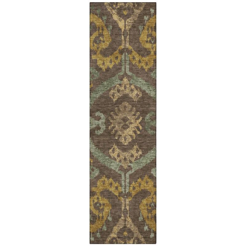 Machine Washable Indoor/ Outdoor Global Empire Chantille Rug