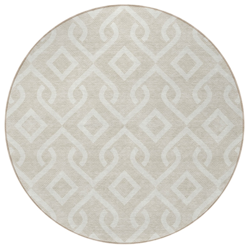 HomeRoots Geometric Transitional Rectangle Outdoor Rug