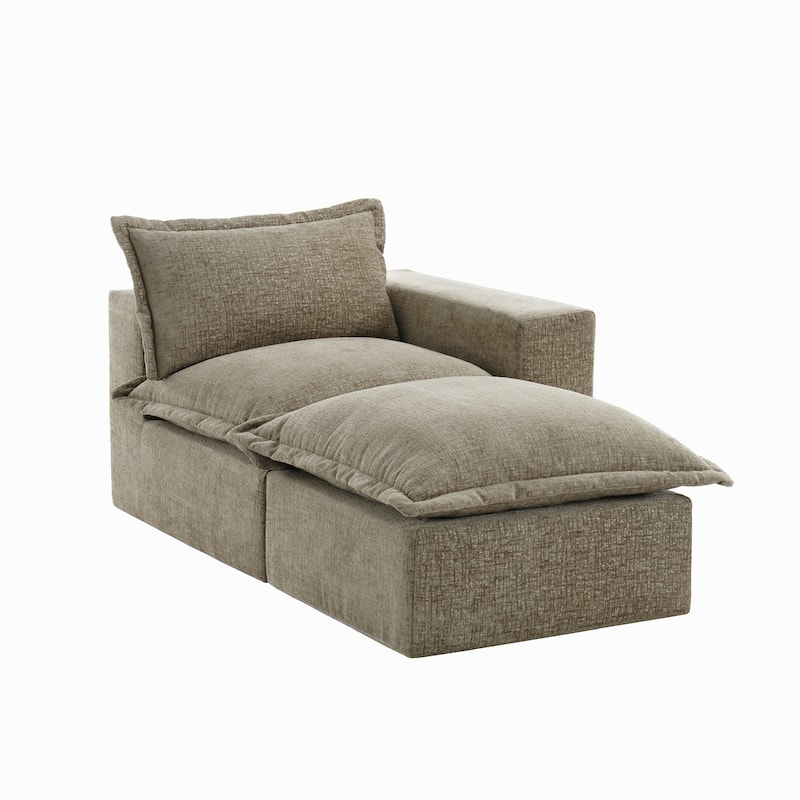 Comfy Cloud Couch Plush Modular Sectional Sofa For Living Room