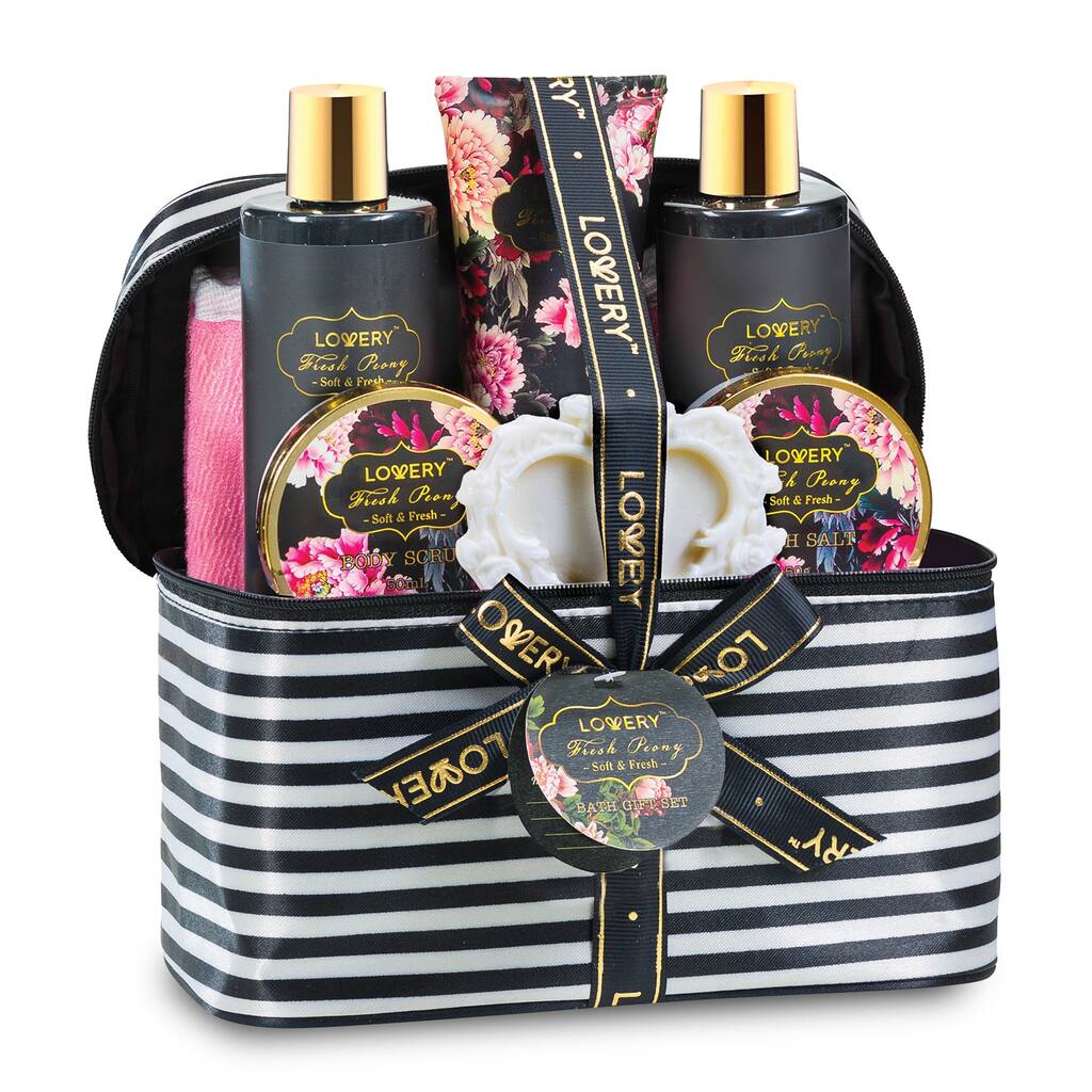 Lovery Home Spa Gift Basket Luxury 8pc Bath & Body Set - 8 pc