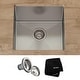 preview thumbnail 157 of 158, KRAUS Standart PRO Undermount Single Bowl Stainless Steel Kitchen Sink