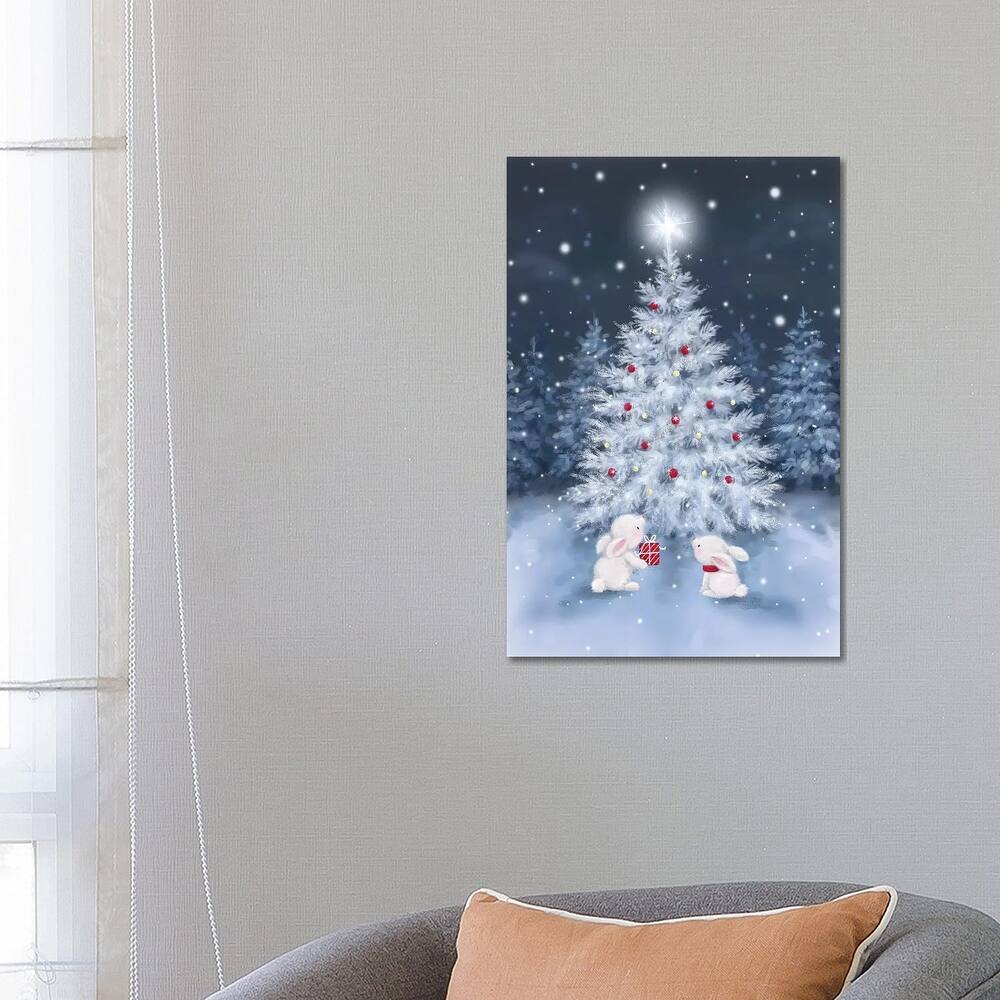 iCanvas "Tree With Rabbits" by MAKIKO Canvas Print