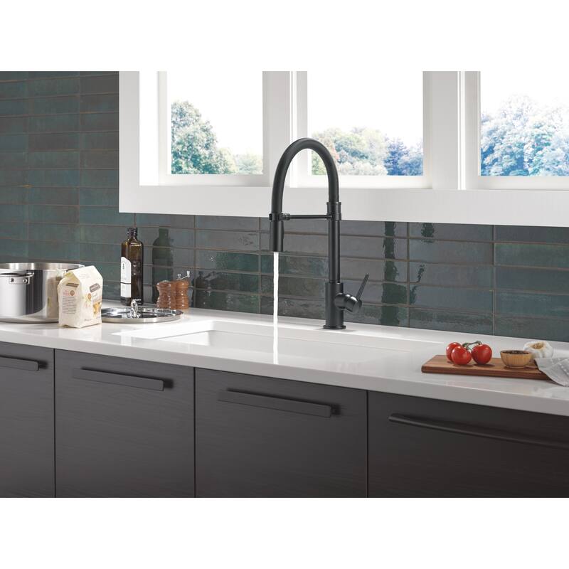 Delta Trinsic Pro Pre-Rinse Pull-Down Kitchen Faucet with Magnetic