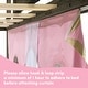 preview thumbnail 8 of 18, Twin Over Twin Low Bunk Bed with Slide & Princess Curtain