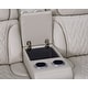 preview thumbnail 14 of 16, Jazz 74"W Leather Aire Power Reclining Loveseat w/Power Headrest, Bluetooth Speakers, LED, USB Ports, Storage & Cupholders