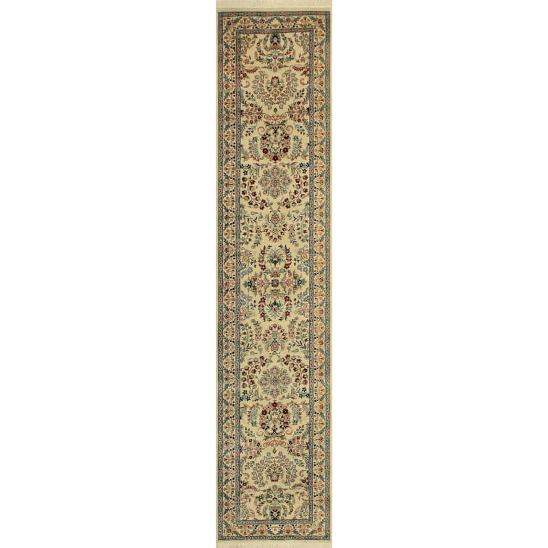 Pak-Persian Elinor Ivory/Rose Runner - 2'6" x 11'9"