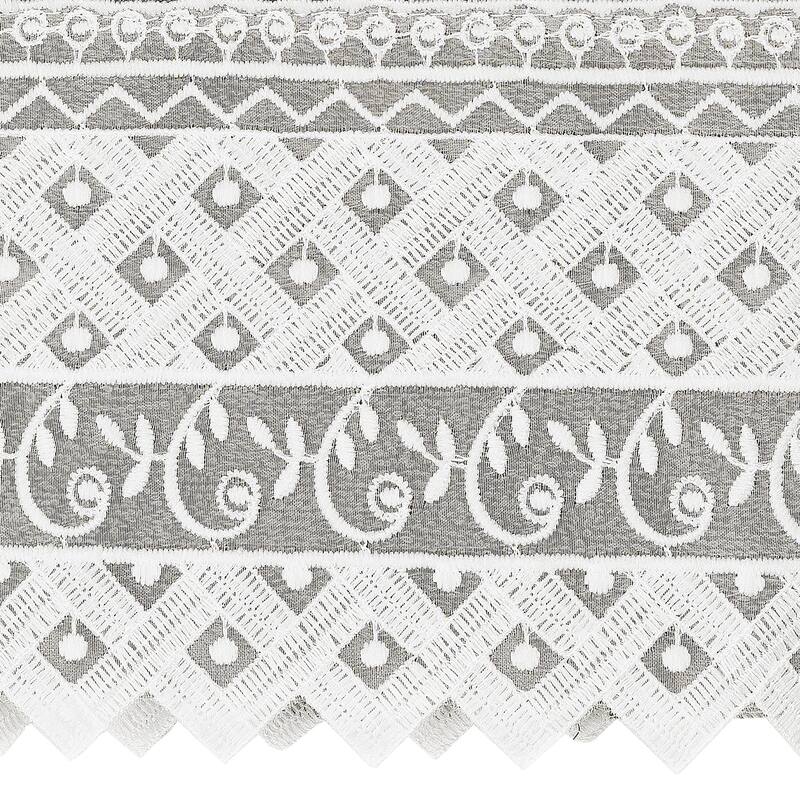 Authentic Hotel and Spa 100% Turkish Cotton Aiden White Lace Embellished Hand Towel