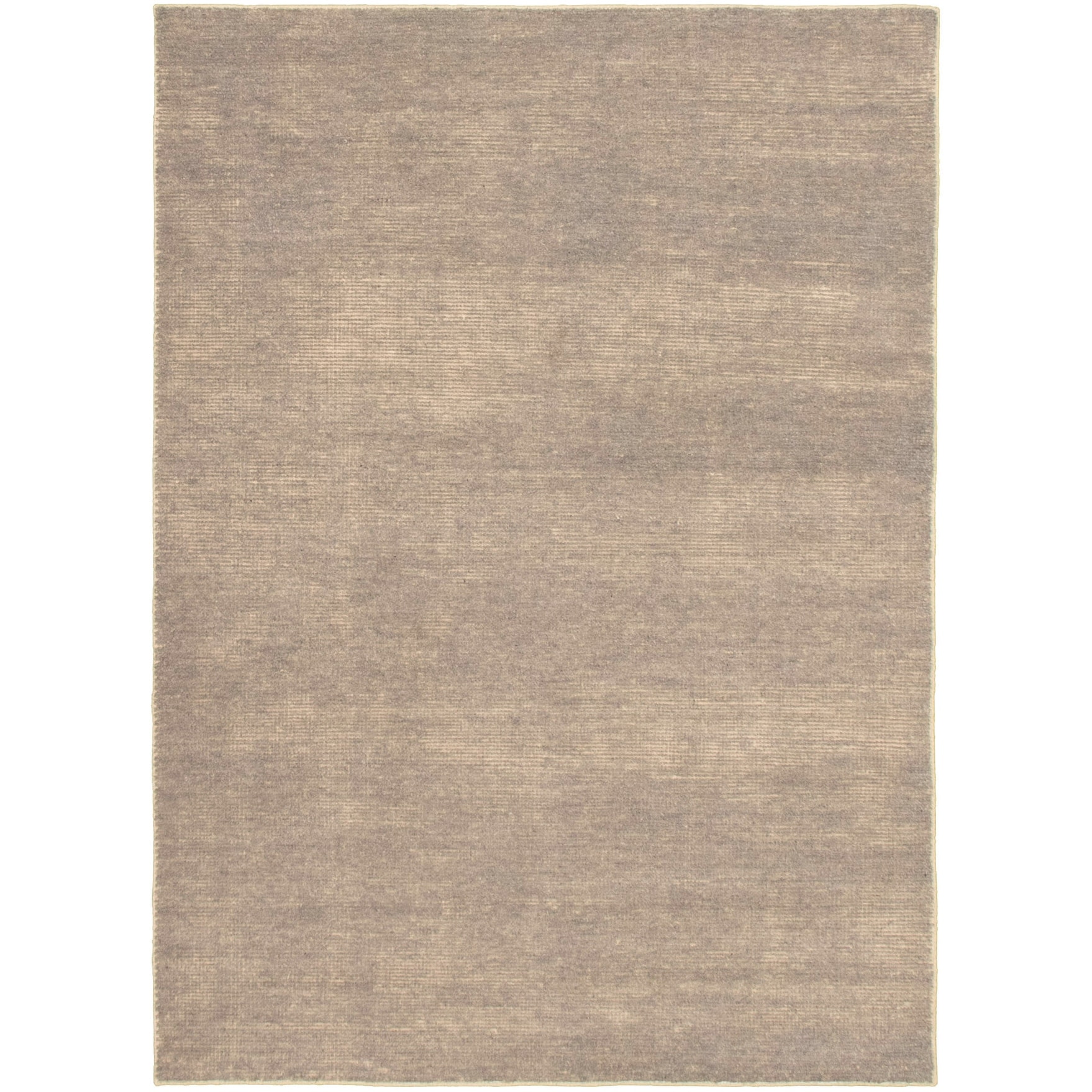 ECARPETGALLERY Hand-knotted Tangier Grey Wool Rug - 5'4 x 7'5