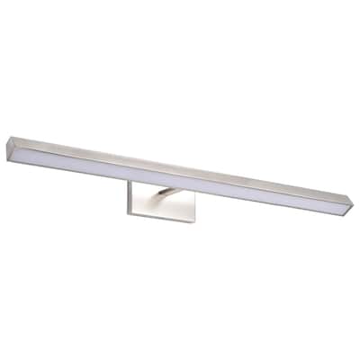 Mila 3 Foot LED Picture Light 3 CCT Selectable Brushed Nickel Finish Acrylic Lens - Brushed Nickel