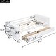 preview thumbnail 17 of 26, Daybed with Storage Shelves and 2 Drawers, Wood Sofa Bed Frame Storage Platform Bed for Kids Adults, No Box Spring Needed