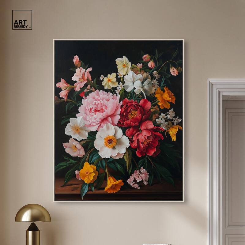 Violet Vignette II Canvas by Art Remedy