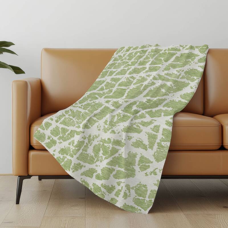 Premium Machine Washable Sherpa Casual Contemporary Throw Blanket