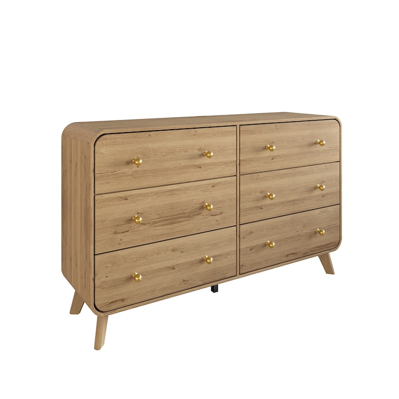 CraftPorch Contemporary 6-Drawers Dresser