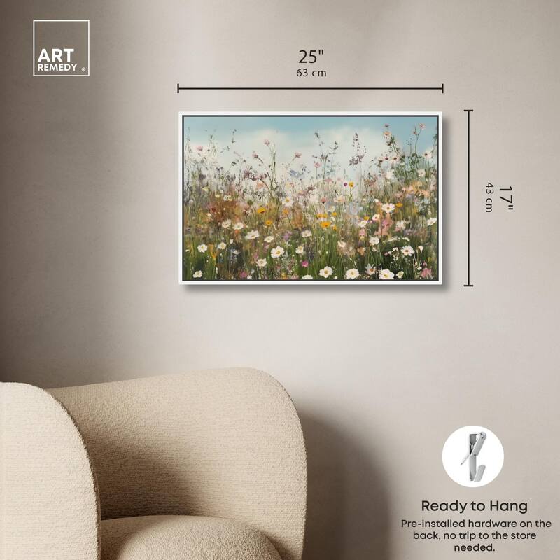 Glimmering Glade Garden III Canvas by Art Remedy