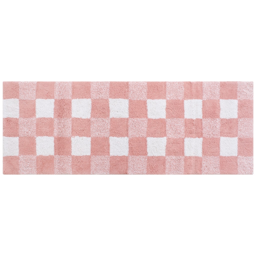 Chesapeake Cubic Bar Cotton Tufted Bath Runner 24"X60"