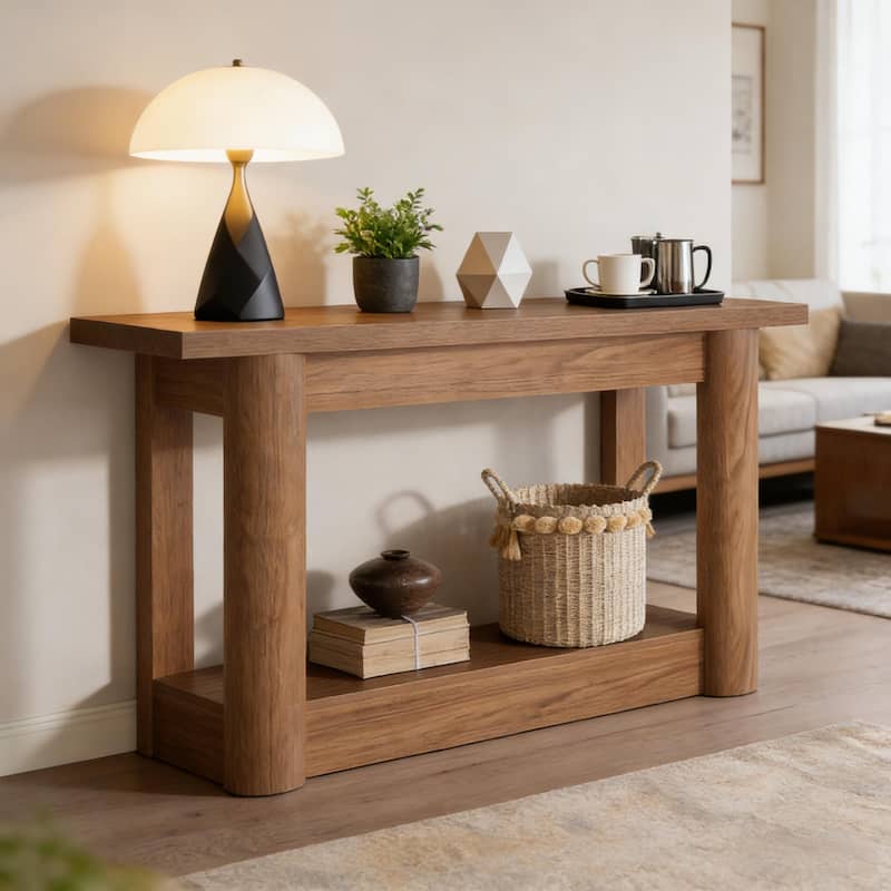 Entryway Table, 2-Tier Console Table, Sofa Table