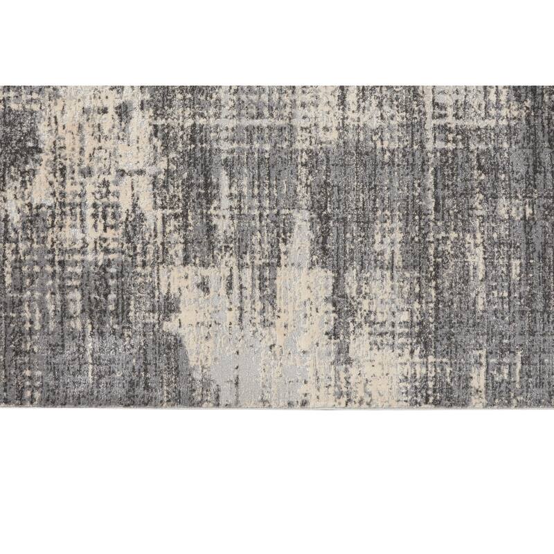 Calvin Klein Rush Abstract Modern Neutral Area Rug