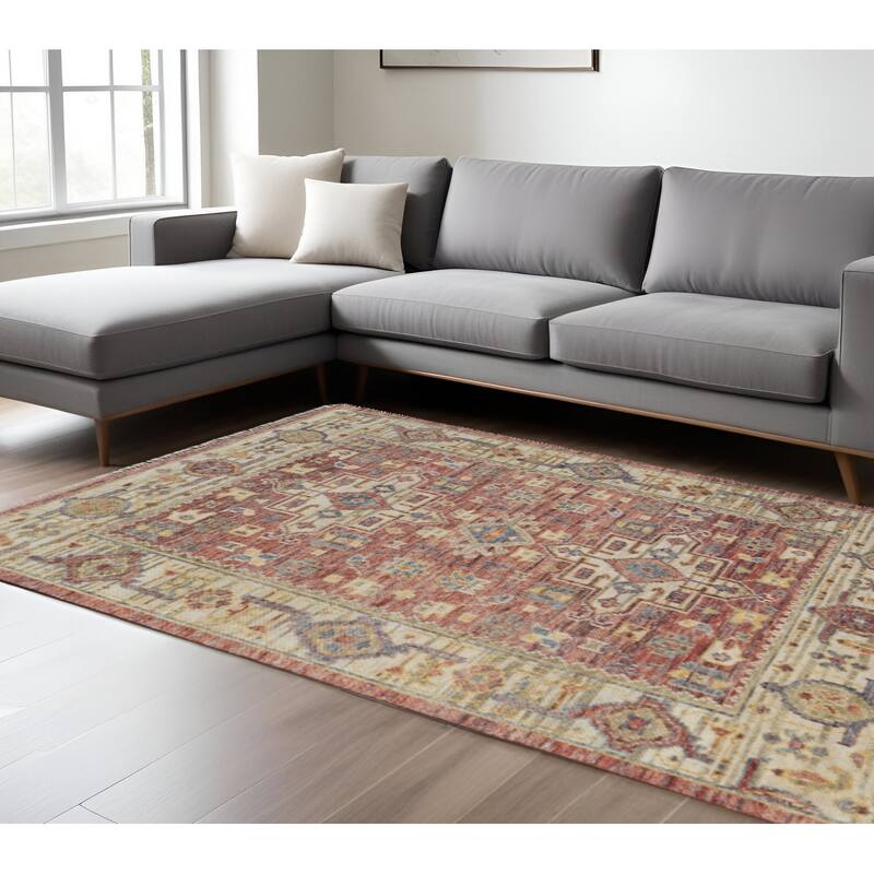 HomeRoots Oriental Modern Rectangle Area Rug - 180.00 in. x 144.00 in. x 0.40 in. - 180.00 in. x 144.00 in.  x 0.40 in.