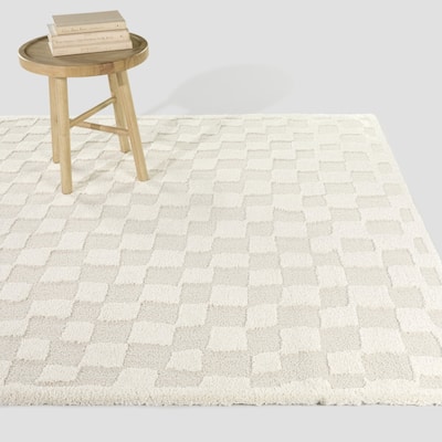 Bingham Abstract Checkered Area Rug