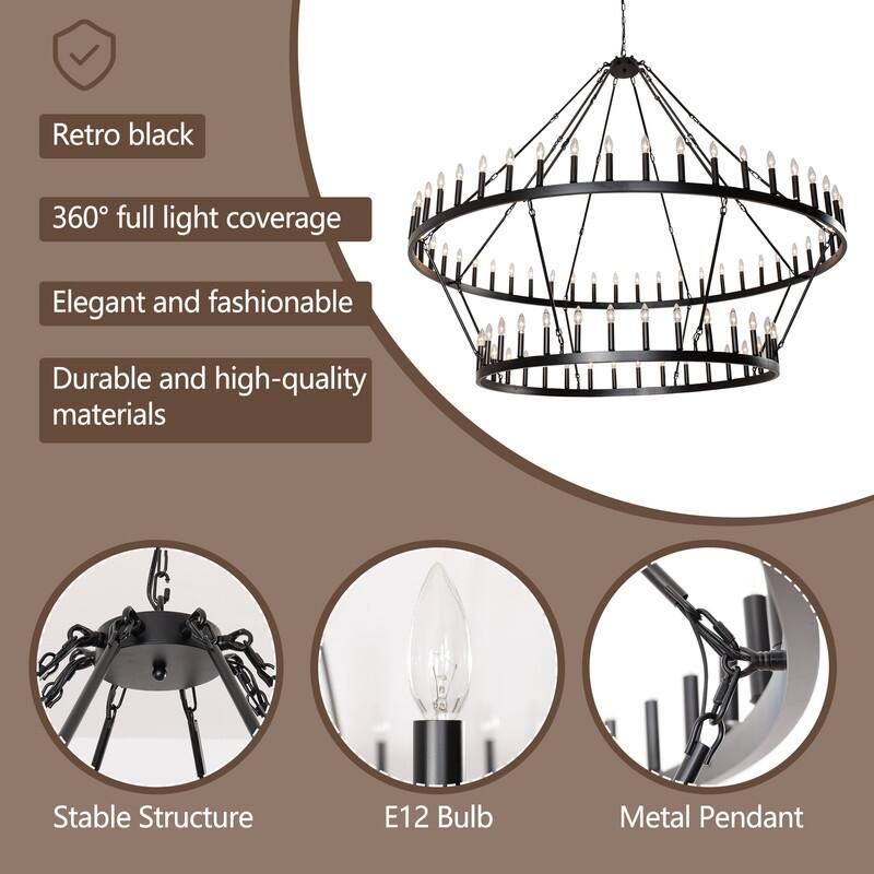 Large Wagon Wheel Chandelier,Round High Ceiling Chandeliers