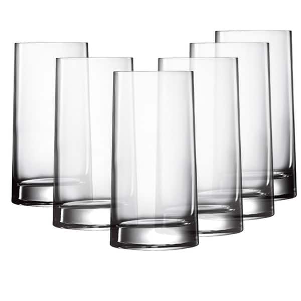 Luigi Bormioli Set of 6 Vronese Beverage Drinking Glasses - 14.5 oz