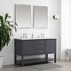 preview thumbnail 9 of 13, Sudio Design Arlo 54" Double Bathroom Vanity - 54" Double Sink