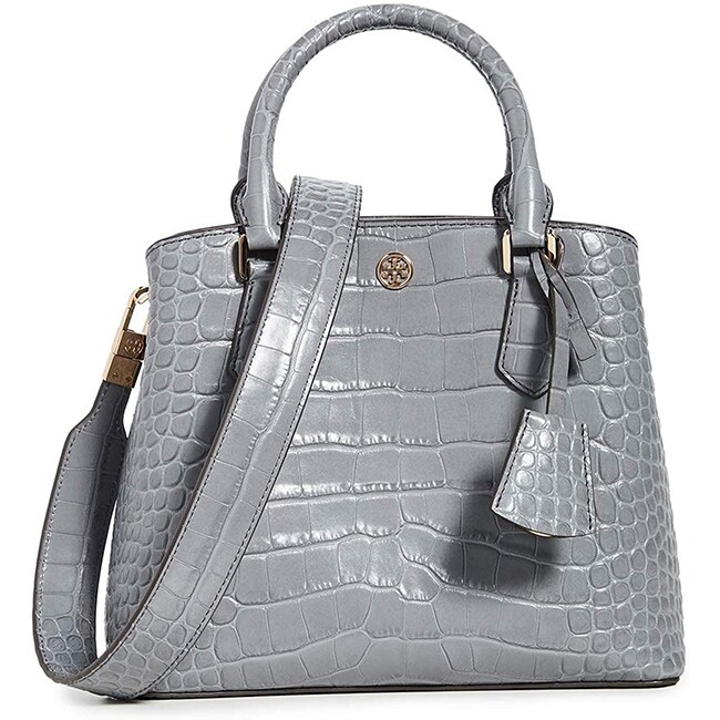 womens grey handbag