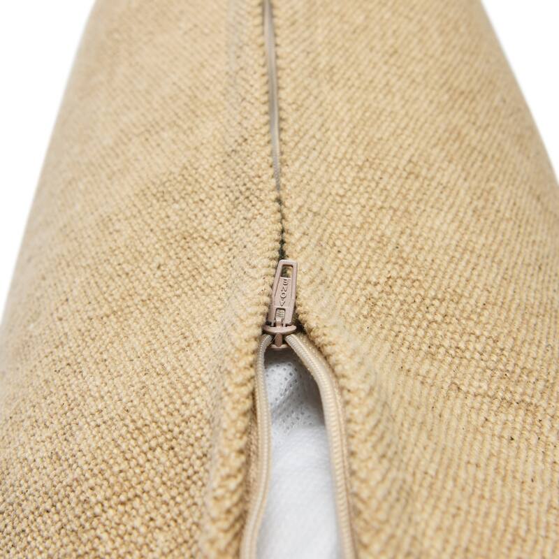 Square Canvas Pillow Cover with Tassels