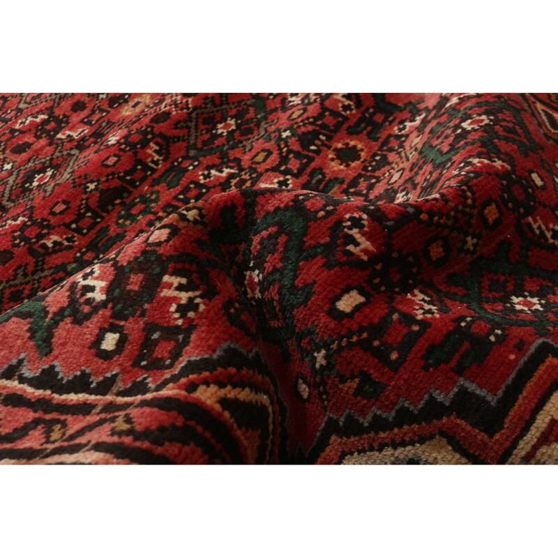 ECARPETGALLERY Hand-knotted Andelz Red Wool Rug - 3'0 x 12'10